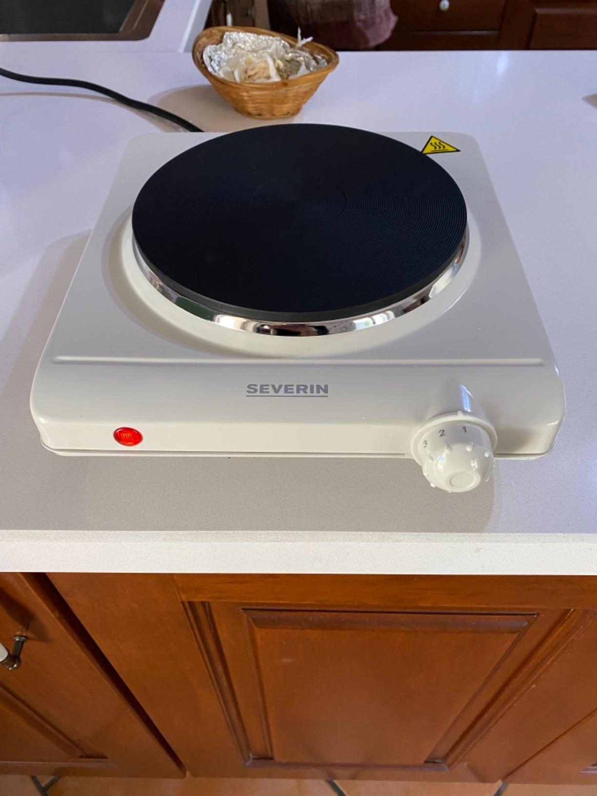 Severin DK 1091 fornello elettrico bianco 1500 W 18 cm