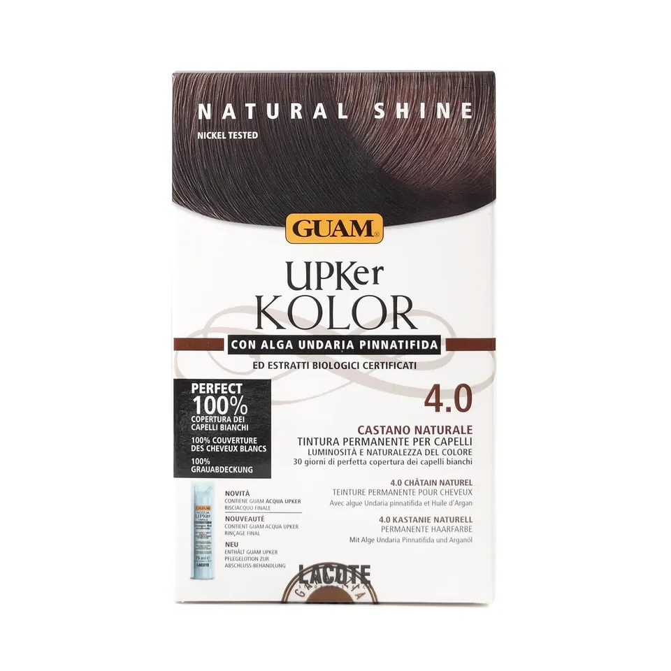 Guam Upker Kolor 4.0 tinta capelli castano naturale bianchi