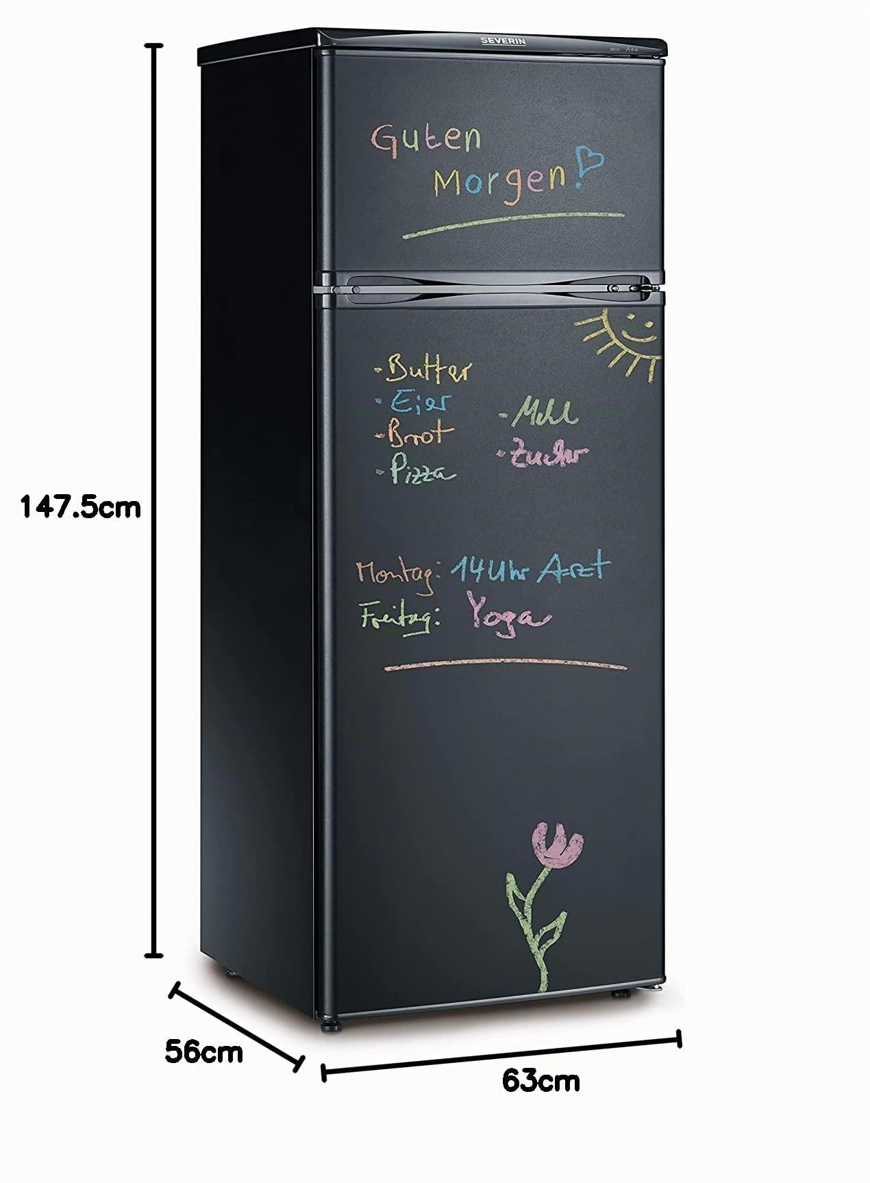 Severin KS 9950 frigo congelatore nero 209 L