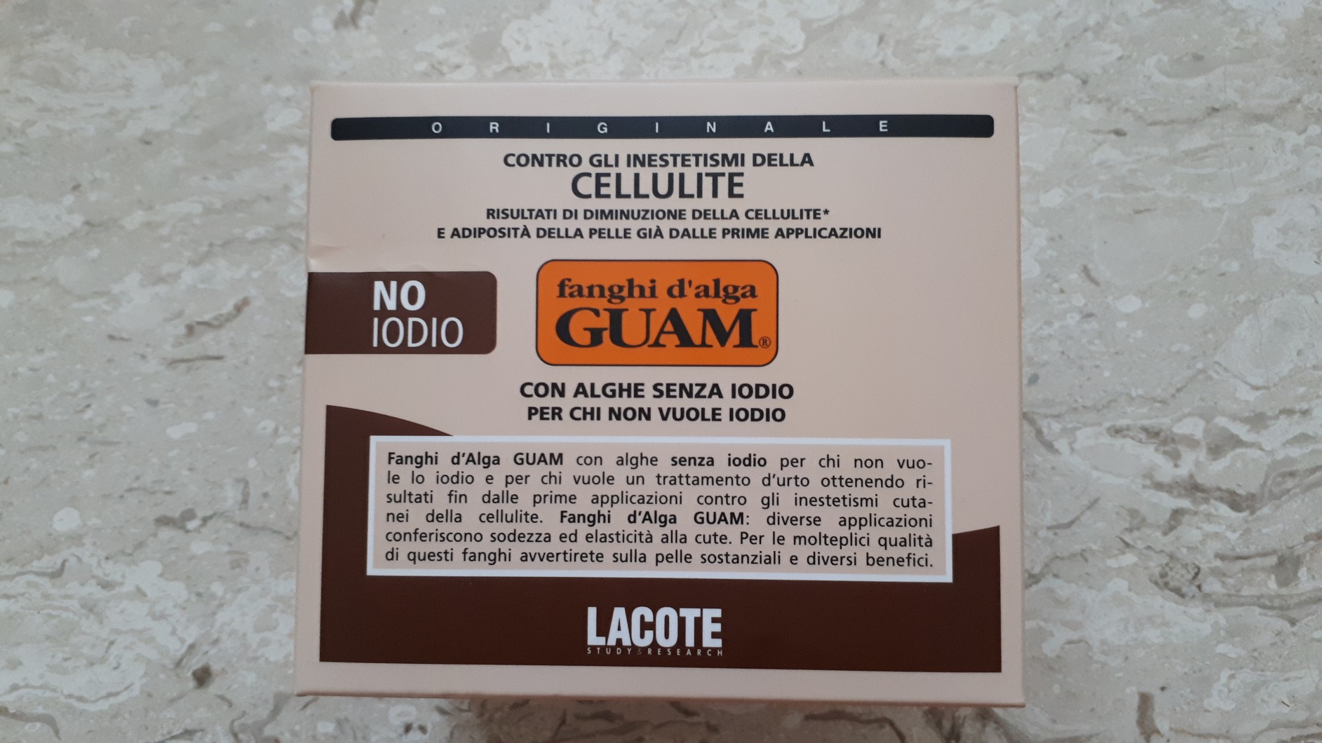 Guam Fanghi d'Alga Senza Iodio Fango 500 ml Anticellulite
