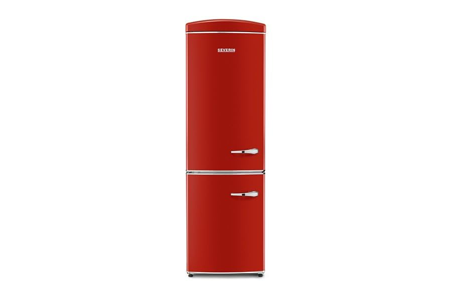 Severin RKG 8887 frigorifero combinato rosso 315 L NoFrost