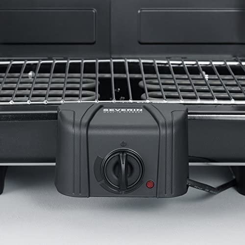 Severin PG 2791 barbecue elettrico con paravento 2500W nero