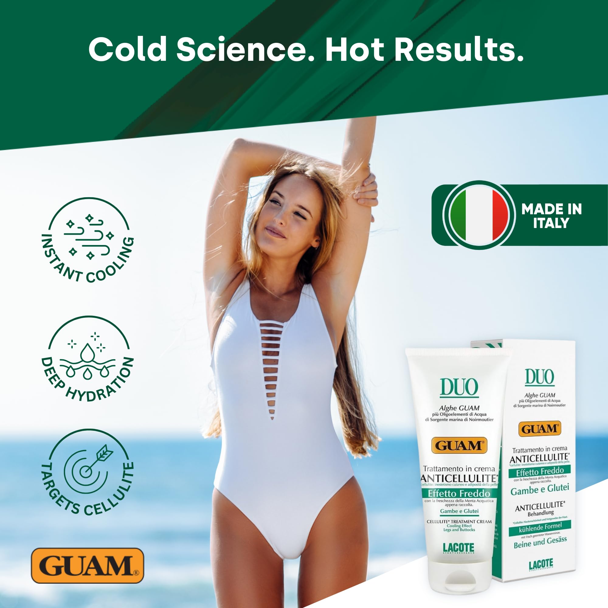 Guam Duo Crema Corpo Freddo Anticellulite 200 ml
