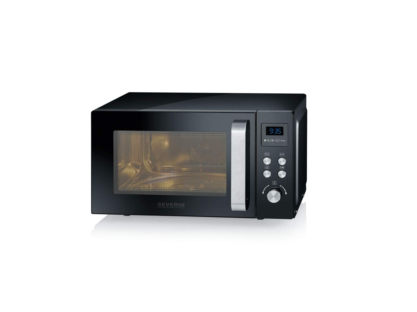 Severin MW 7752 Microonde 3in1 Grill 25 L Nero Pizza