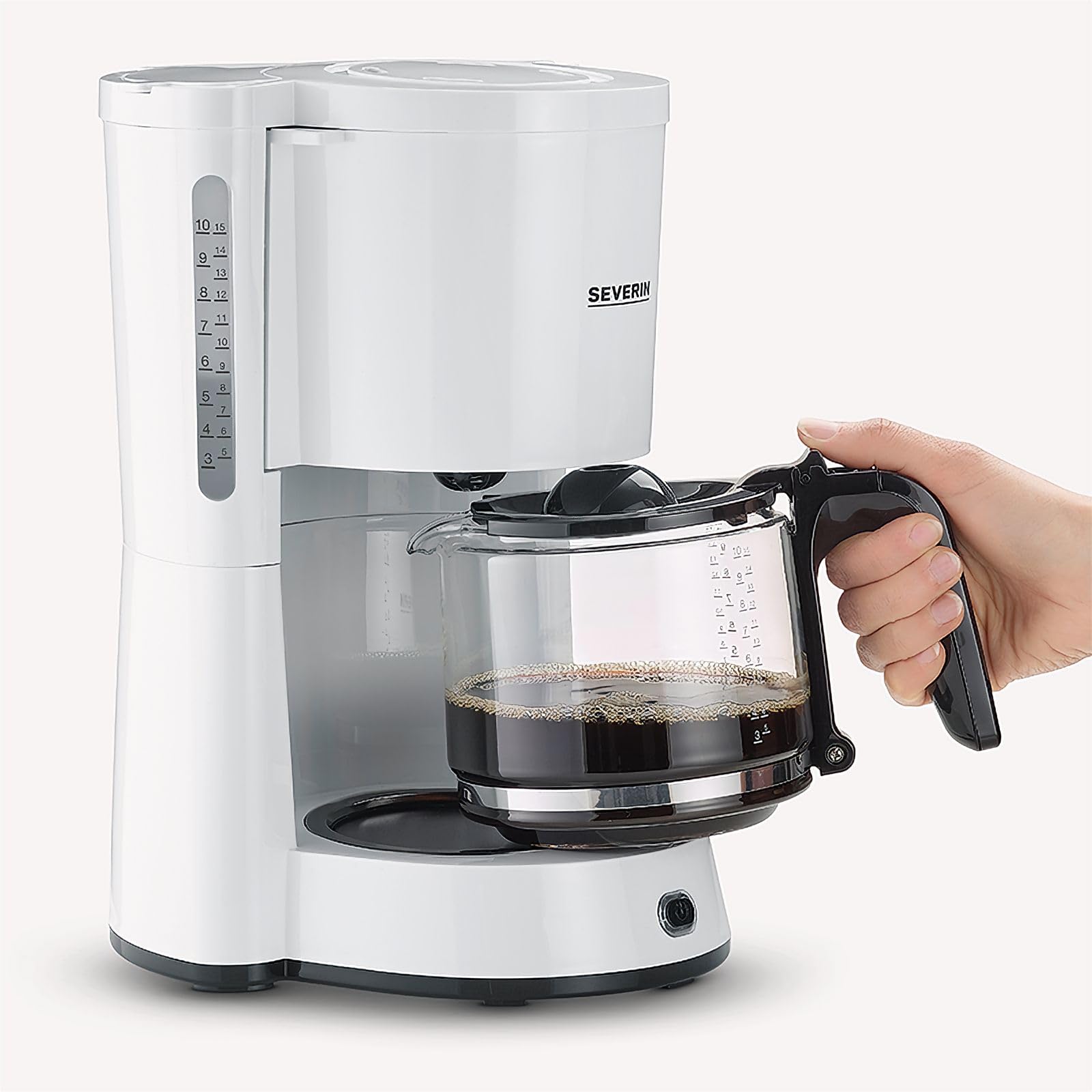 Severin 4816 KA macchina caffè filtro 1,25 L bianca