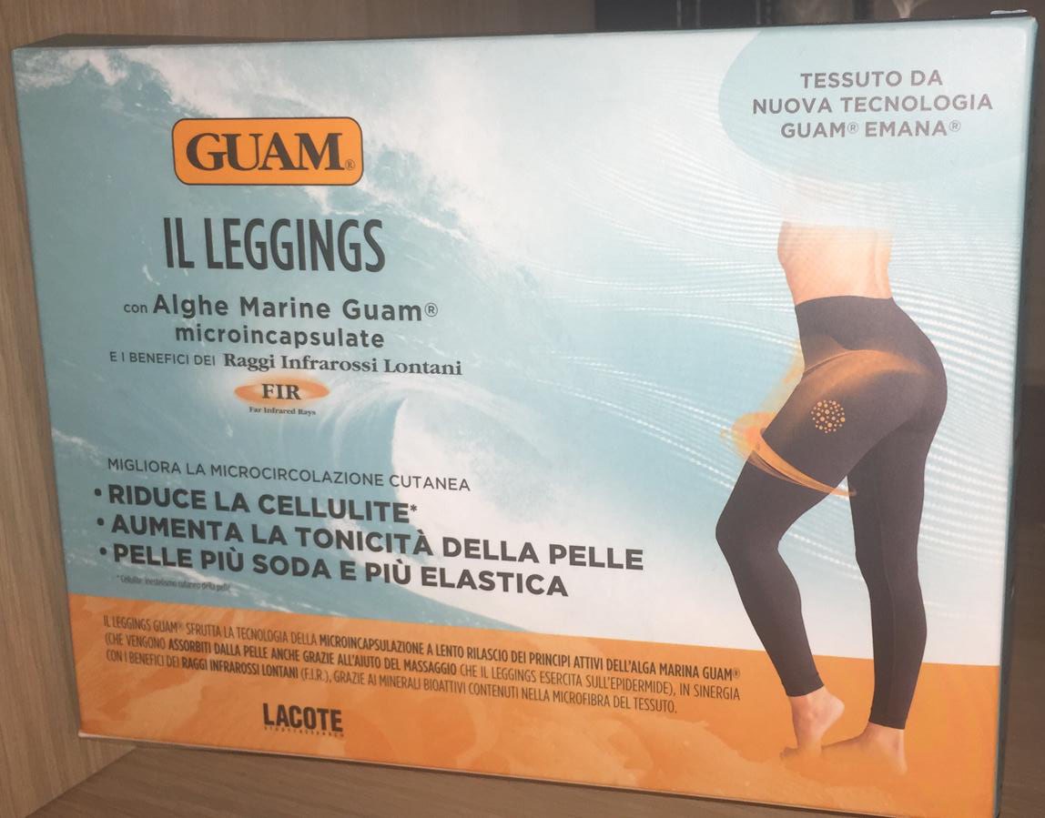 Guam Fibramar leggings alghe marine nero 42-44