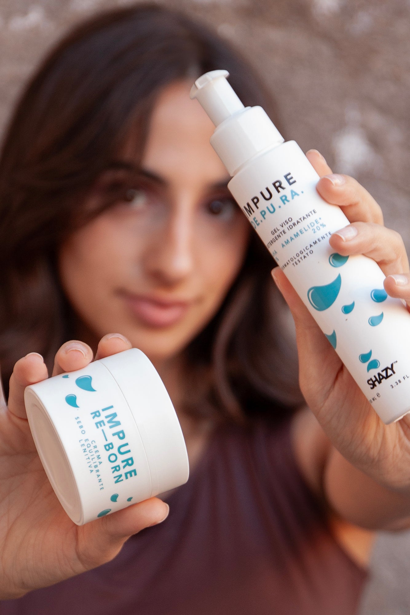 Shazy Impure Set Skincare Pelle Mista Detergente+Crema