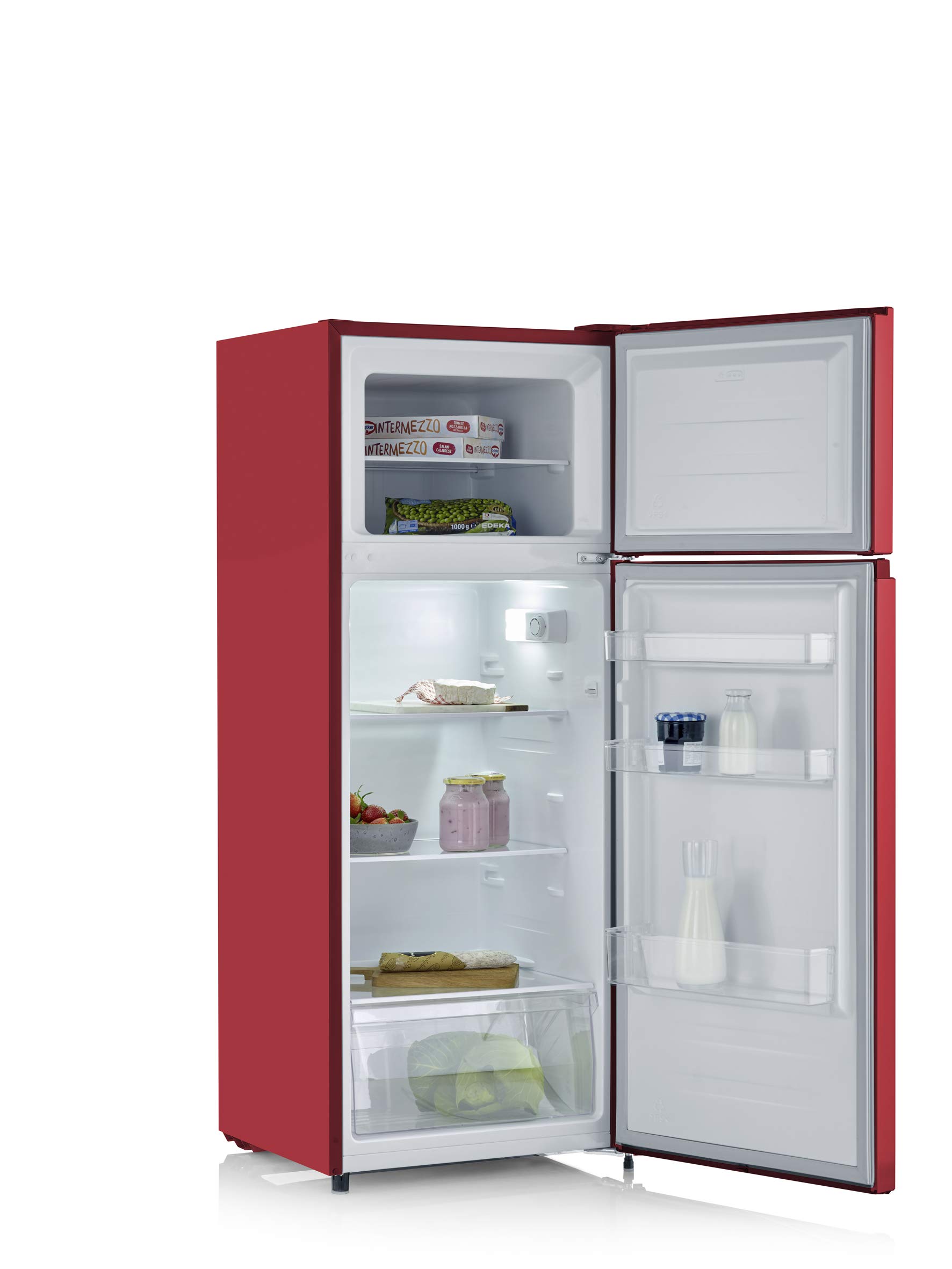 SEVERIN frigorifero doppia porta 206 L E LED Veggibox silenzioso