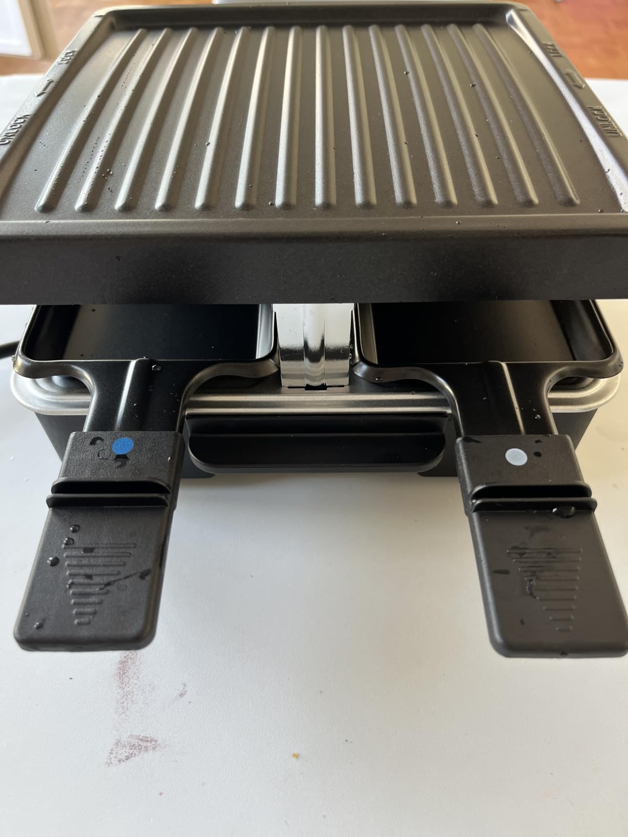 Severin Cibo divertente RG 2370 raclette grill 4 padelline 600W nero