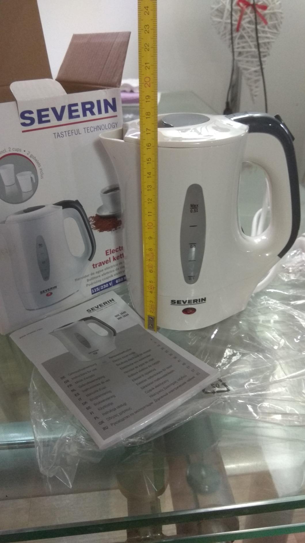 SEVERIN WK 3644 bollitore viaggio 0,5 L 650W bianco