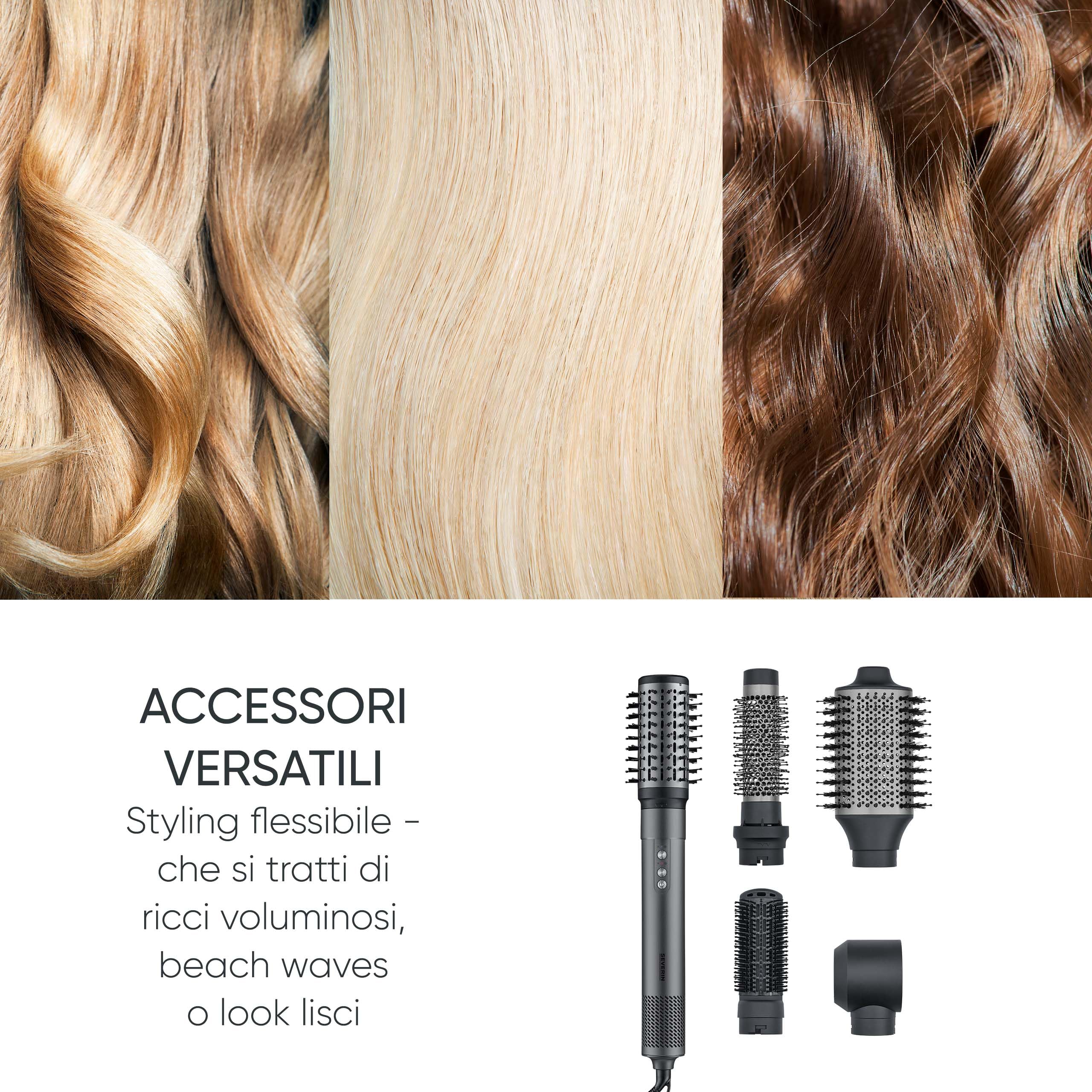 Severin Multi-Styler 5in1 Asciugacapelli Ionico 1500W WL0684