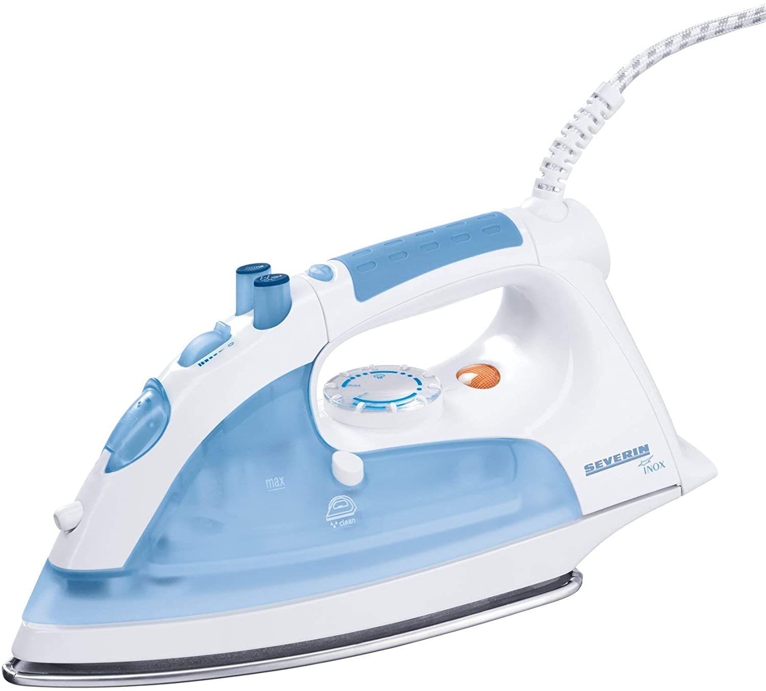 Severin BA 3256 Ferro da Stiro a Vapore Bianco/Blu 2400 W