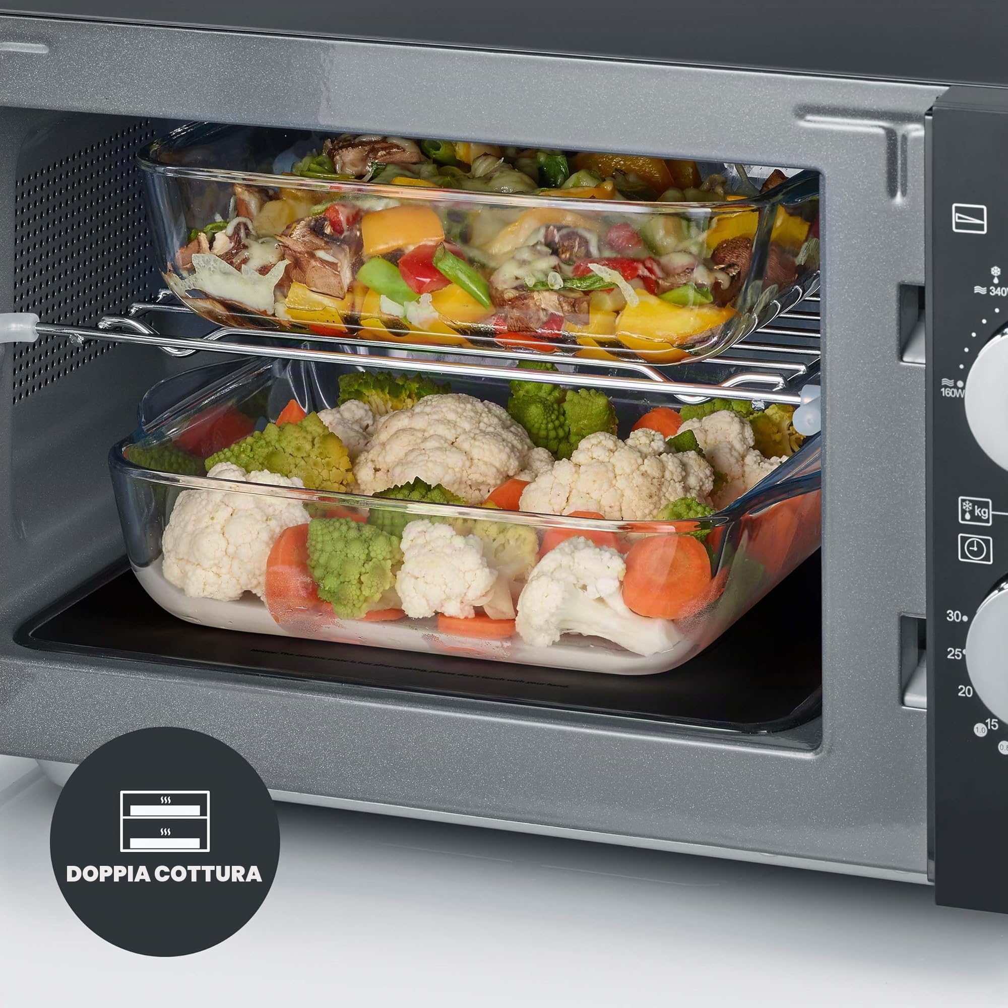 Severin MW 7761 Microonde 20 Litri Nero 800W