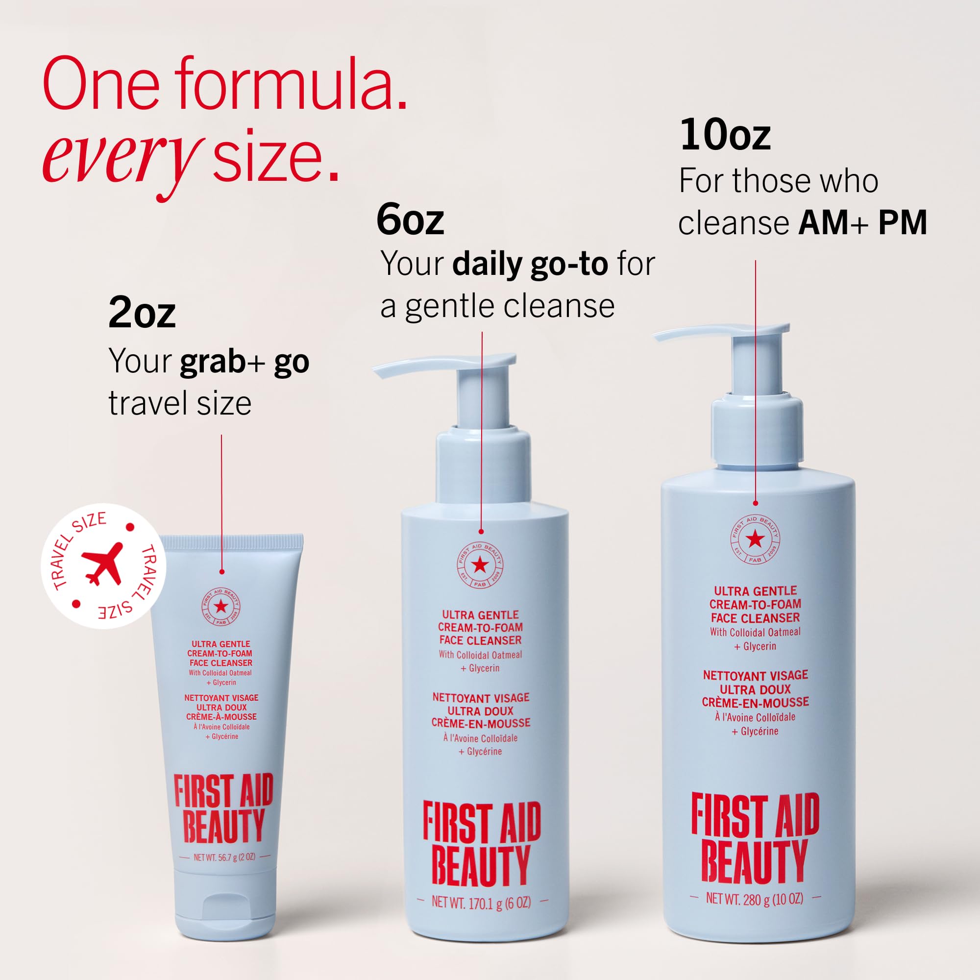 First Aid Beauty Cleansers Pure Skin detergente viso 170 g sensibili