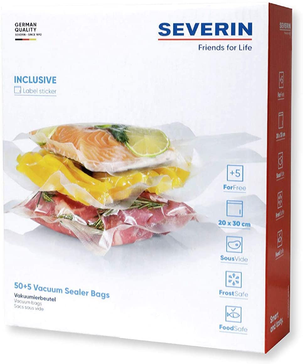 Severin ZB 3614 sacchetti sottovuoto 20x30 cm 55 pezzi sous vide