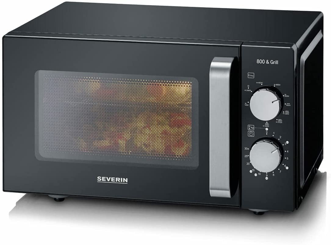 Severin MW 7762 Microonde Grill 20L 800W Nero/Inox