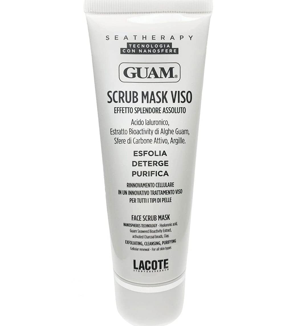 Guam Seatherapy Scrub Mask viso 75 ml carbone e argilla