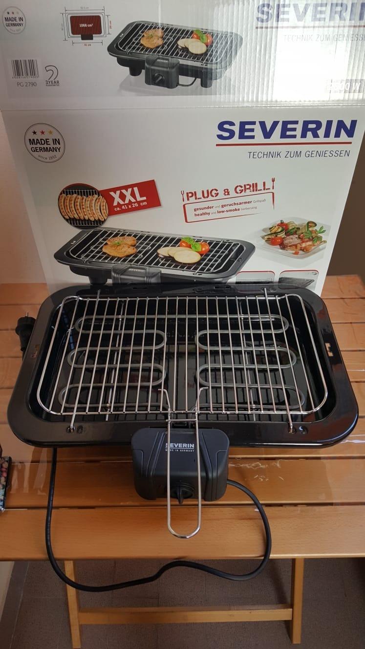 Severin PG 2790 barbecue elettrico nero 2500W termostato