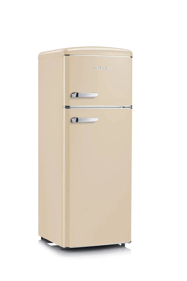 Severin RKG 8933 frigorifero combinato retrò 206L crema