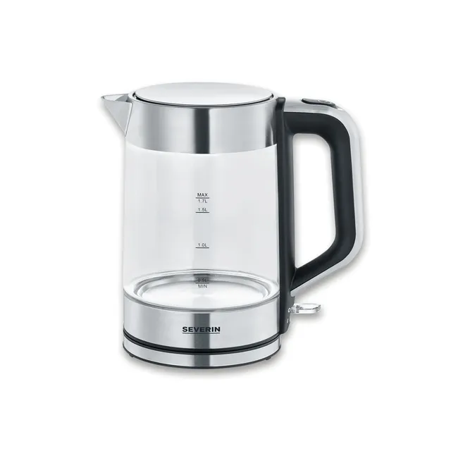 Severin WK 3420 Bollitore Vetro 1,7 L 2200 W Look Retrò