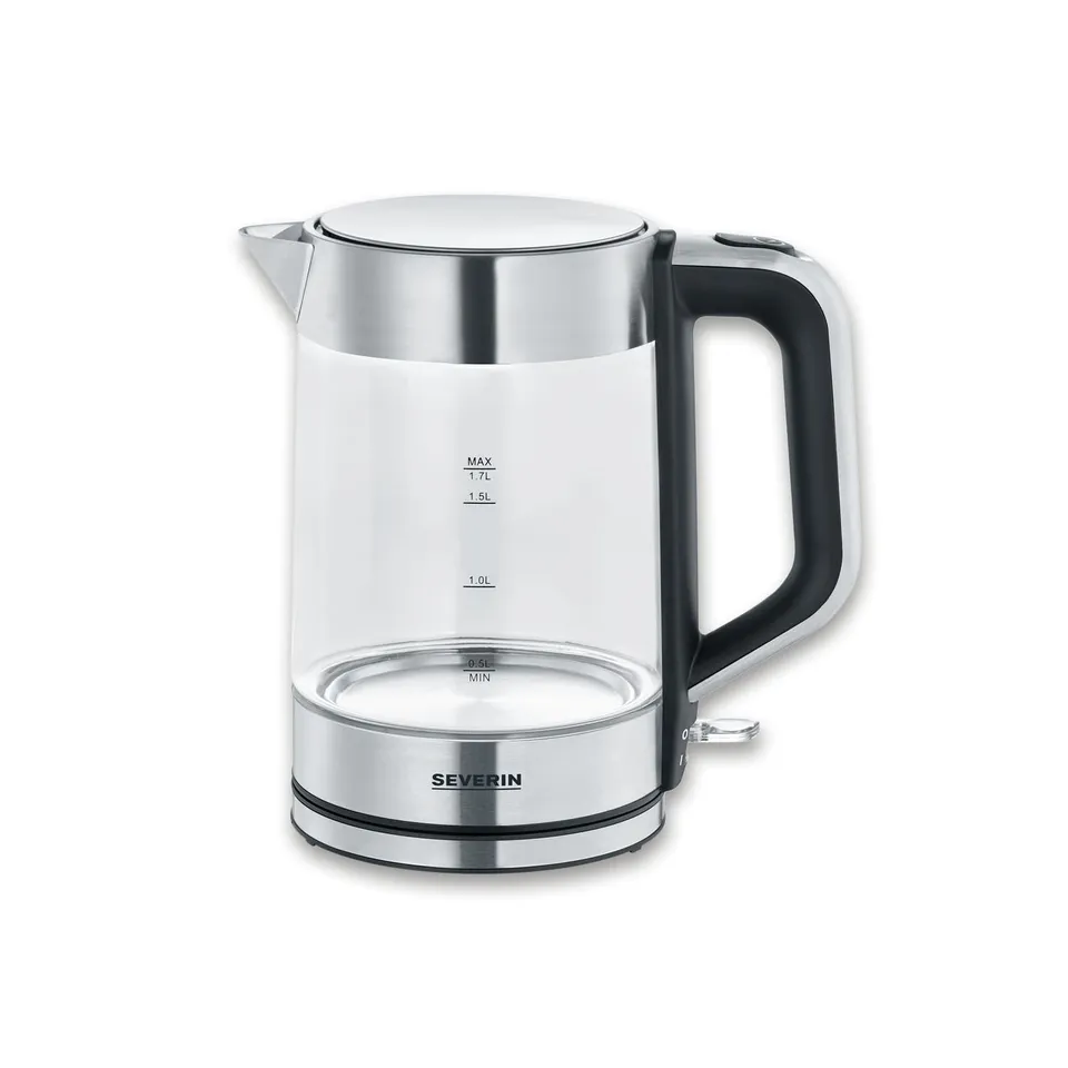Severin WK 3420 Bollitore Vetro 1,7 L 2200 W Look Retrò