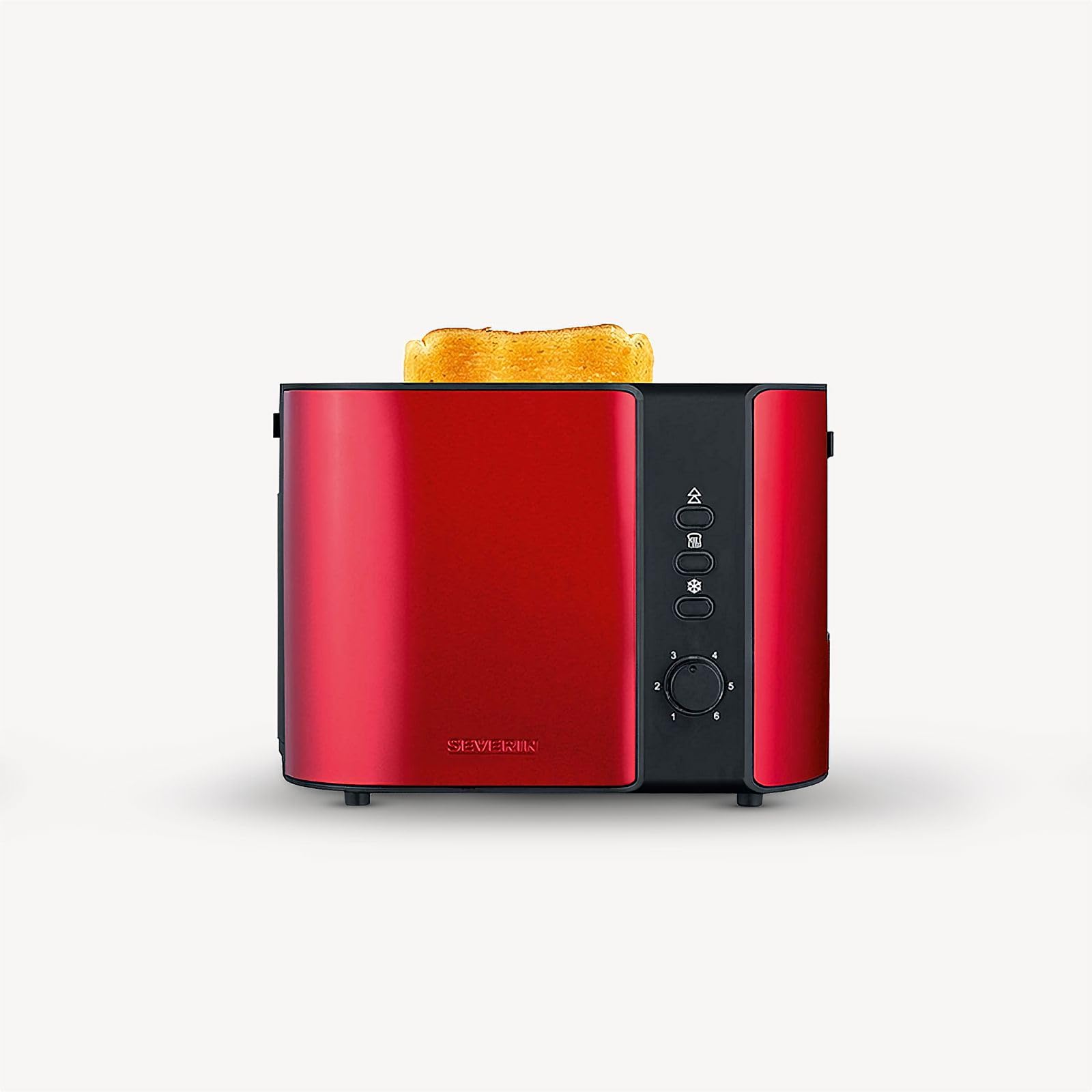 Severin AT 2217 tostapane rosso 2 fette 800W panini