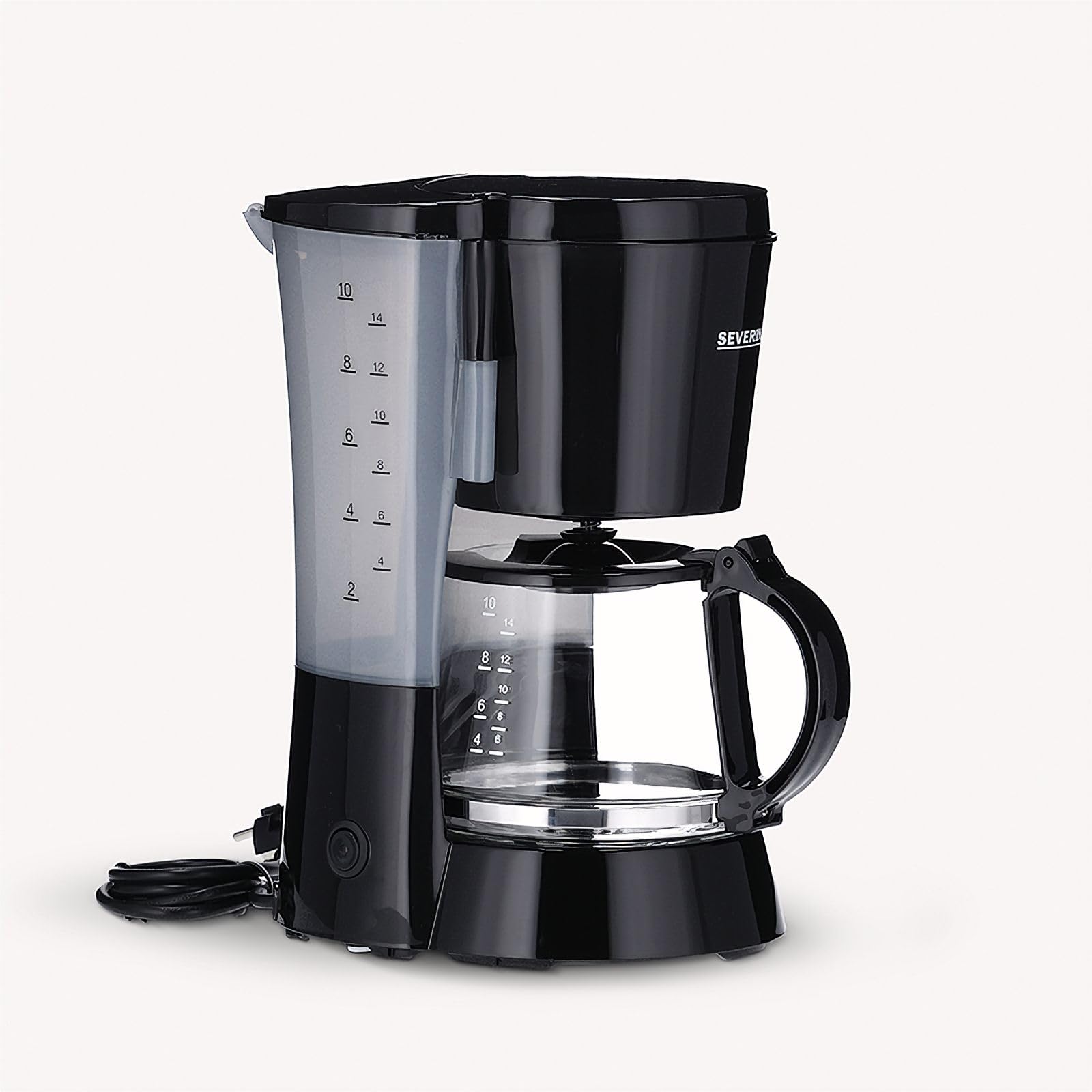 Severin KA 4479 macchina caffè filtro nero 10 tazze 800W
