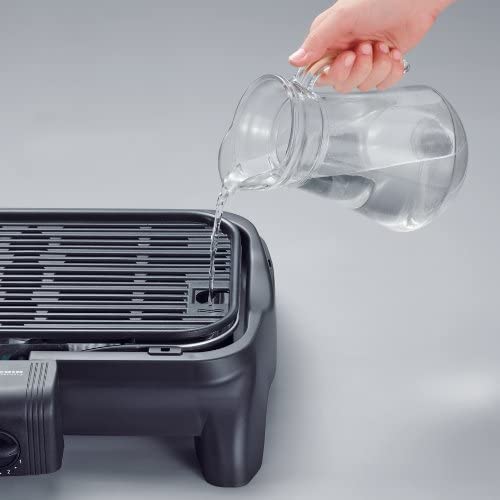 Severin PG 1525 barbecue grill tavolo 1600W ghisa nero