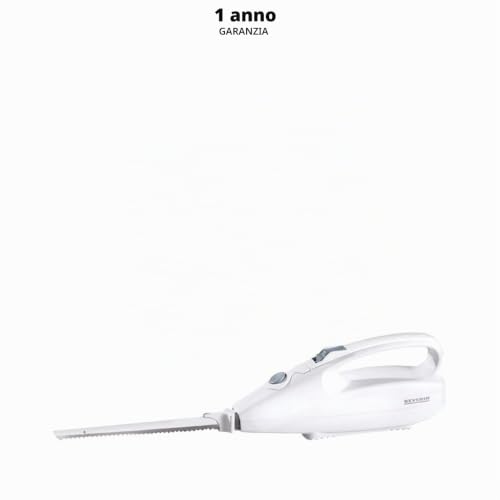 Severin EM 3965 Coltello Elettrico 100W Bianco Lame Lavabili