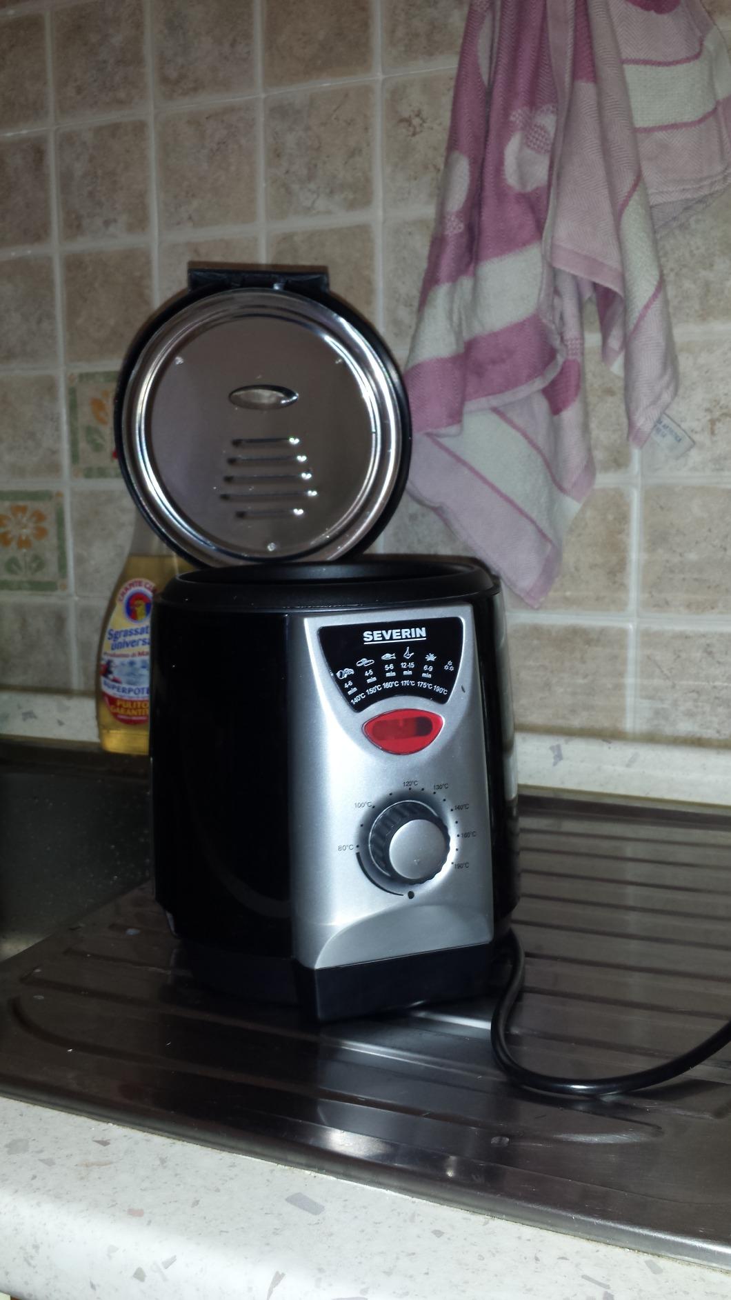 Severin FR 2408 mini friggitrice fonduta 950 ml 840W
