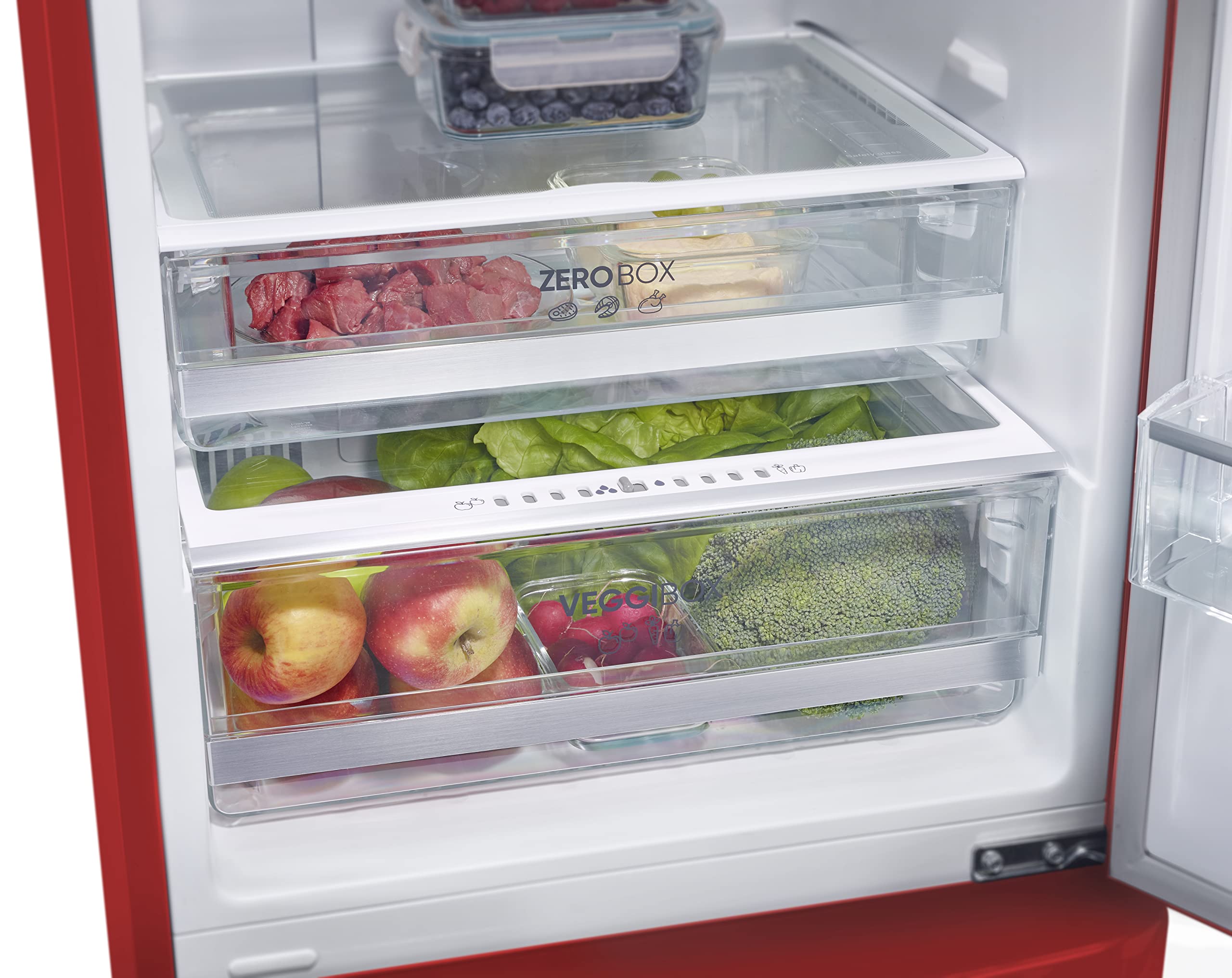 Severin RKG 8927 frigorifero combinato rosso 250 L NoFrost