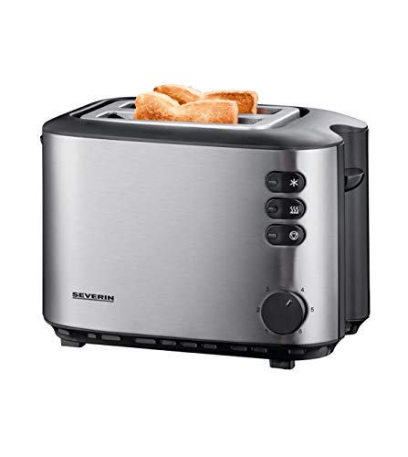 Severin 2514 Tostapane 2 Fette Nero 850 W Acciaio