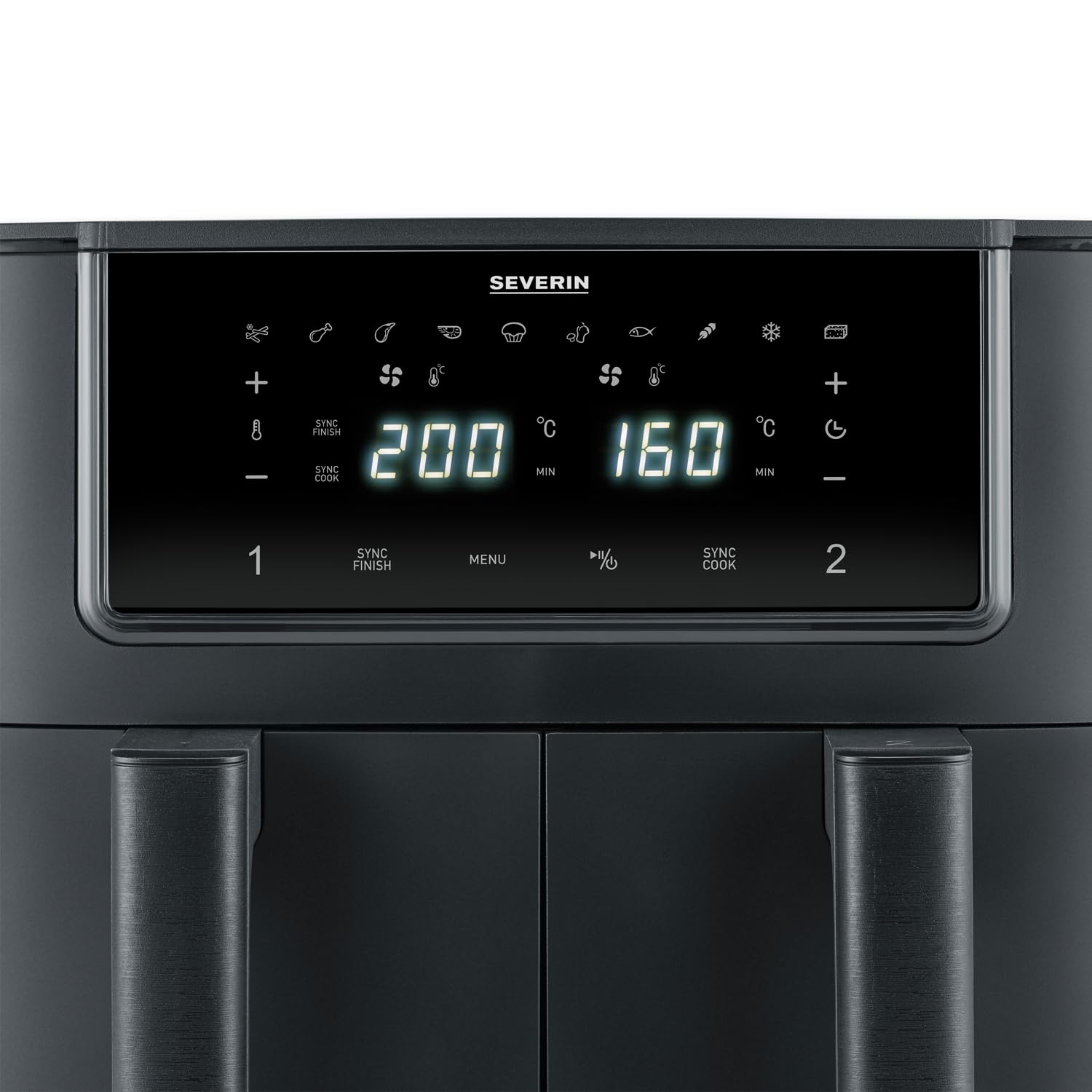Severin FR 2463 friggitrice ad aria 8L Dual Zone 2600W 11 programmi