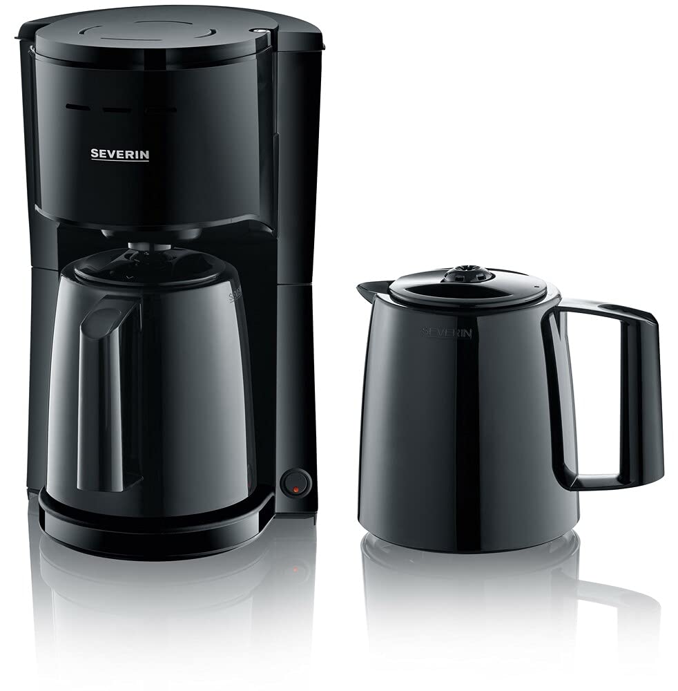 Severin KA 9252 macchina caffè americano nero 1L termica