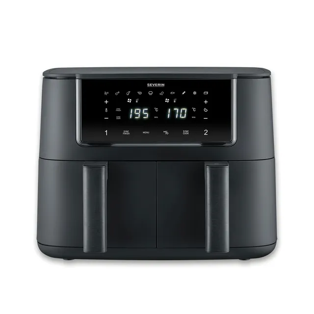 Severin FR 2463 friggitrice ad aria 8L Dual Zone 2600W 11 programmi