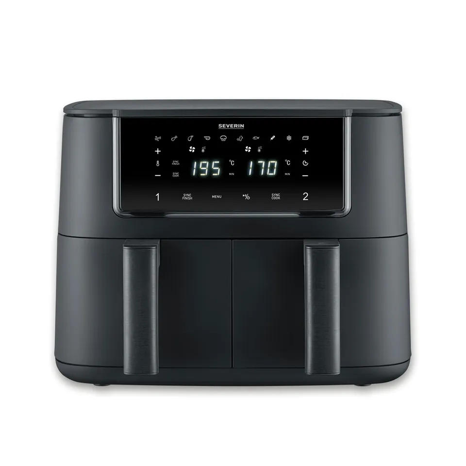 Severin FR 2463 friggitrice ad aria 8L Dual Zone 2600W 11 programmi