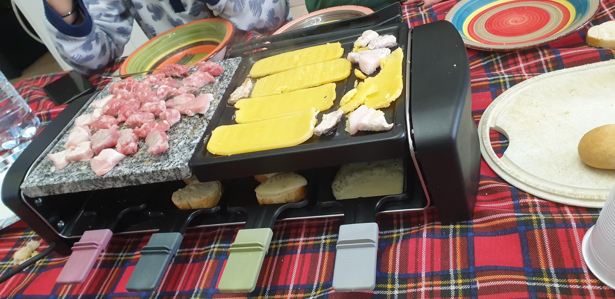 Severin RG 9645 Raclette Grill 8 Persone 1400 W Pietra