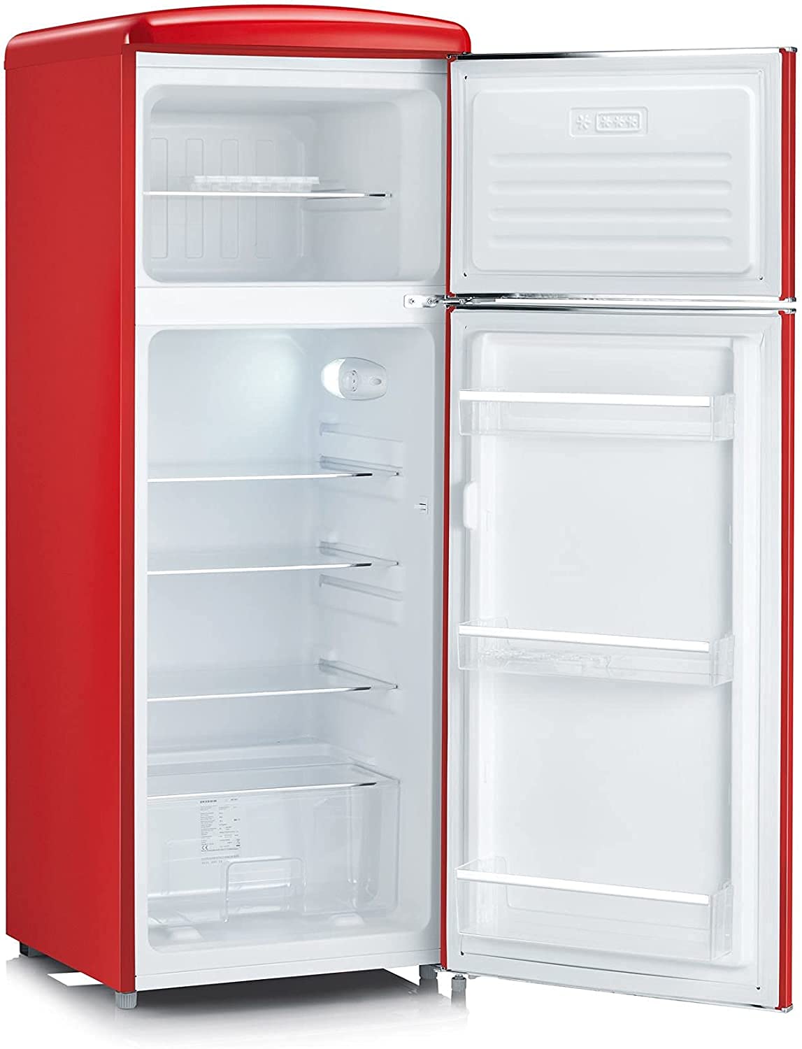 Severin RKG 8930 frigorifero combinato retrò rosso 206 L