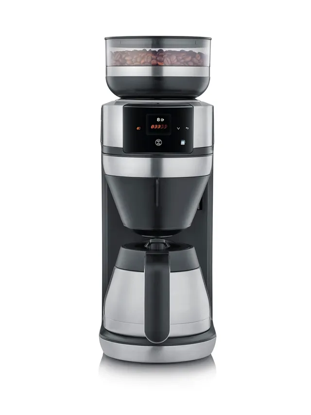 Severin Filka 4853 macchina caffè filtro nero termica
