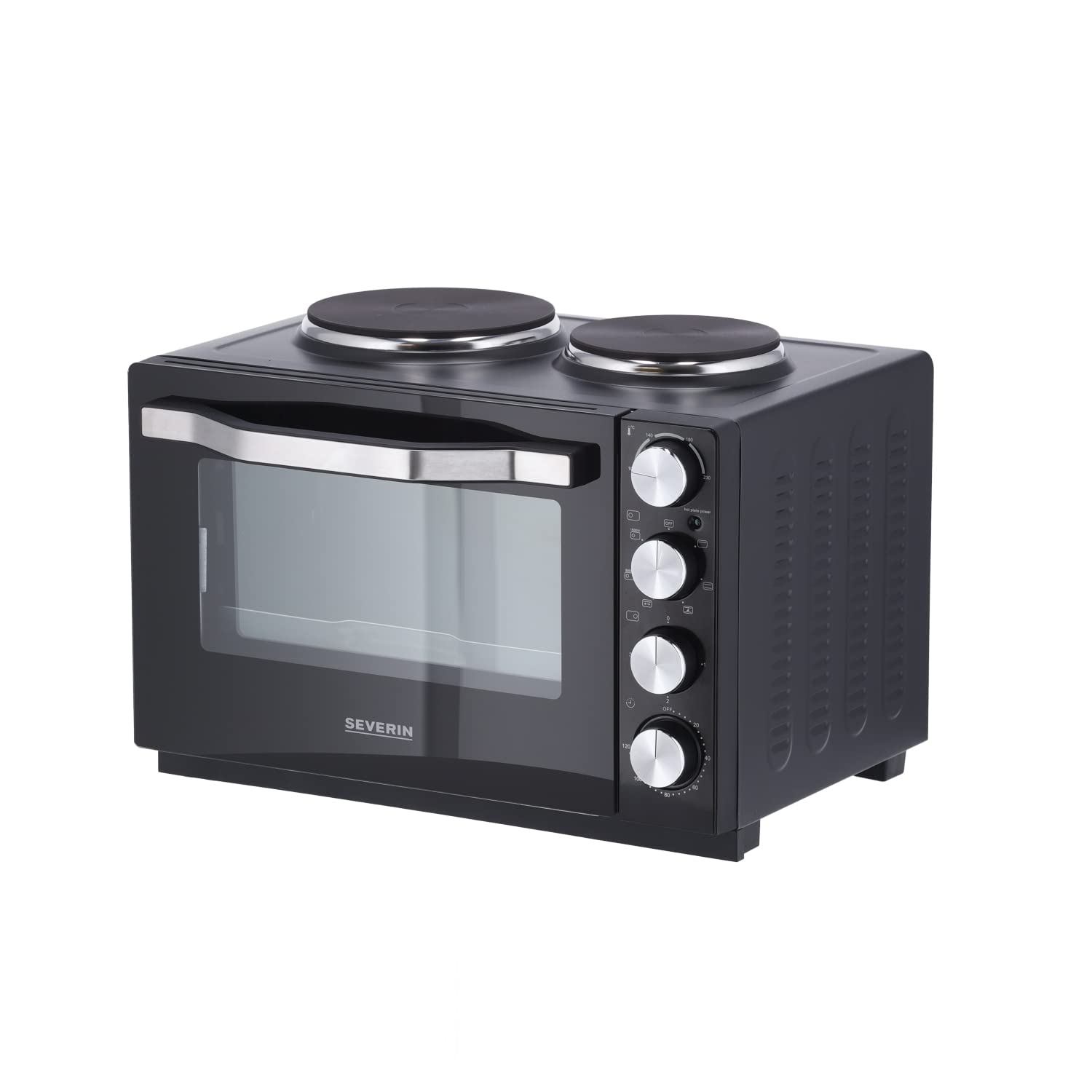 Severin TO 2065 Forno Elettrico 30 L con Piastre Nero