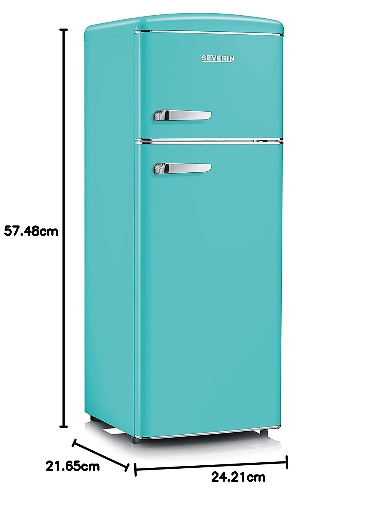 Severin RKG 8934 frigorifero doppia porta 206 litri turchese