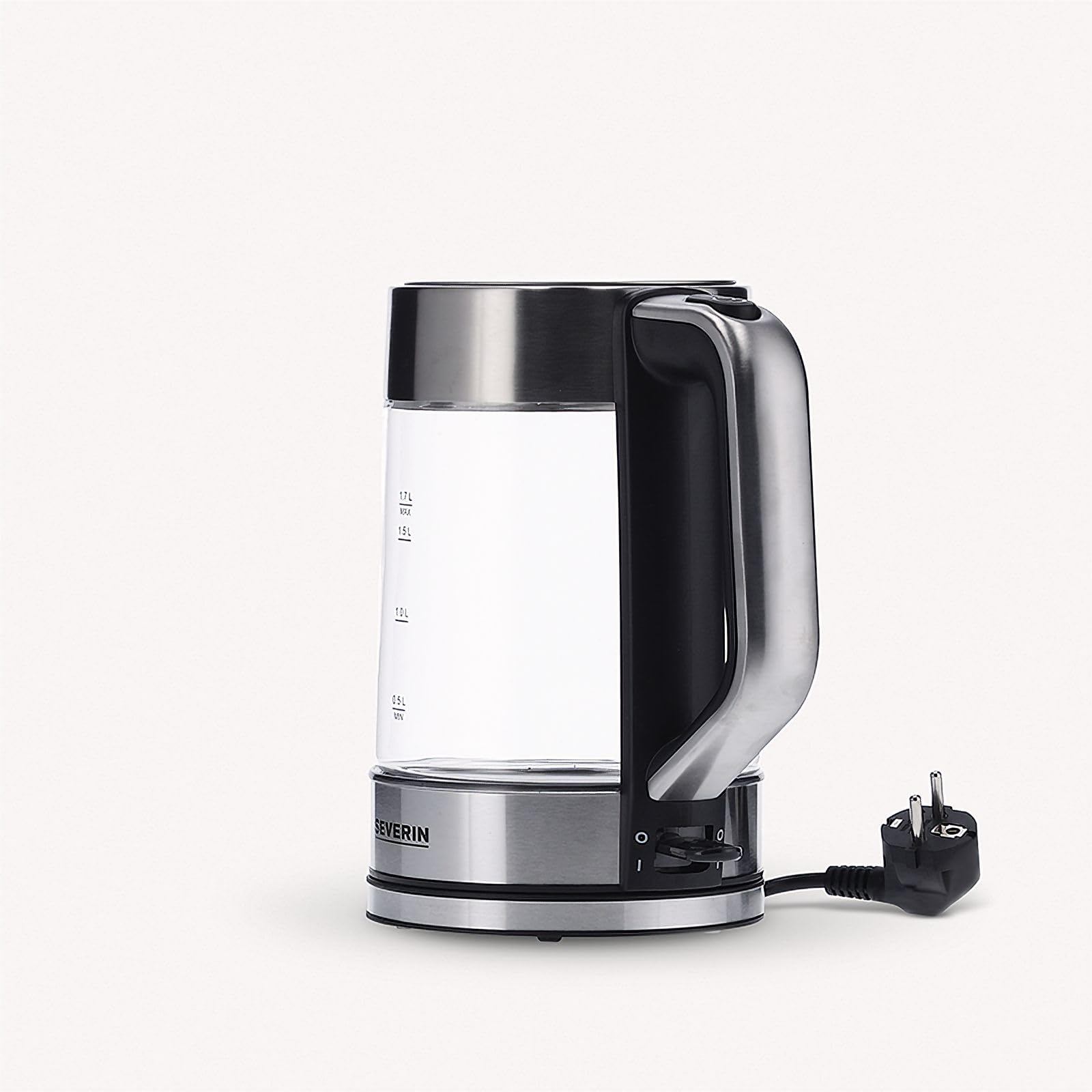 Severin WK 3420 Bollitore Vetro 1,7 L 2200 W Look Retrò
