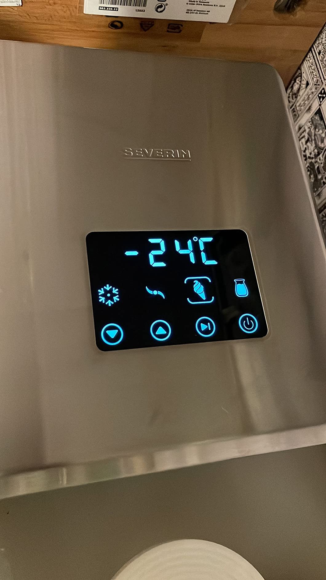 Severin EZ 7405 gelatiera autorefrigerante 2 L con compressore