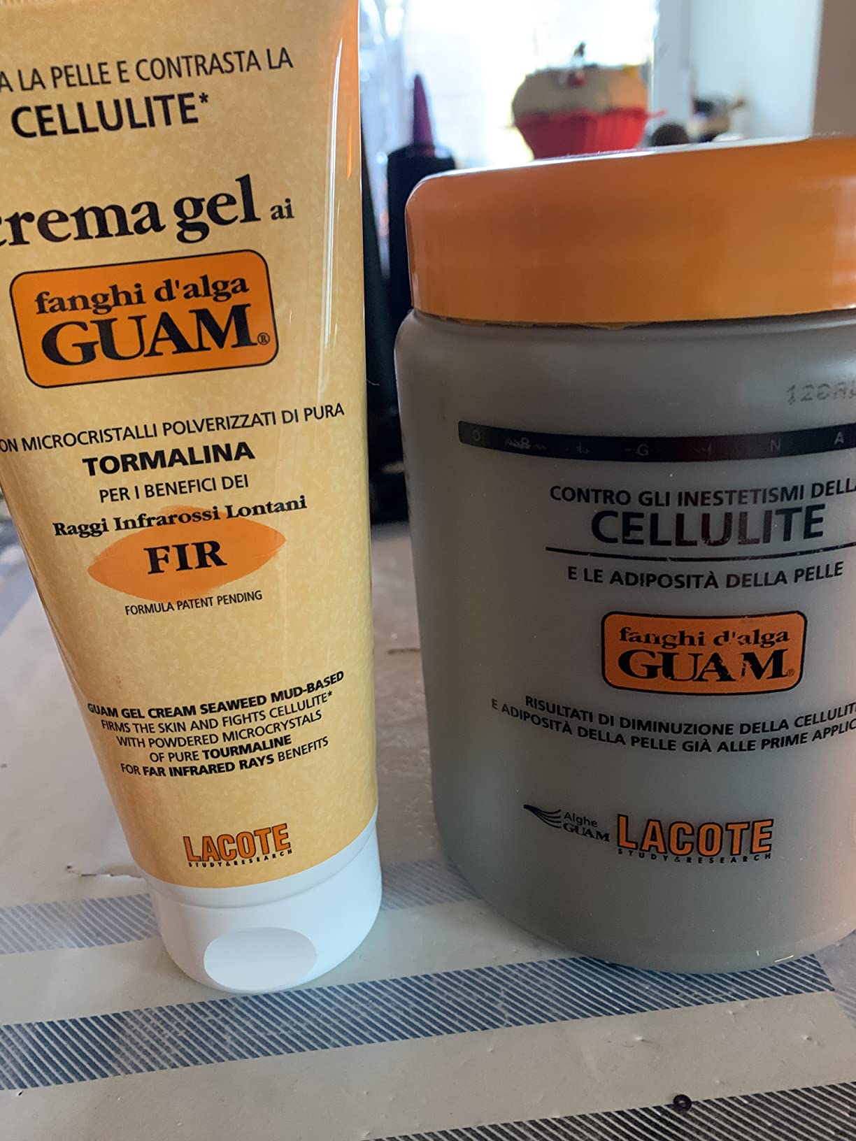 Guam Tourmaline F.I.R. fanghi alga 1000 g + crema gel 200 ml
