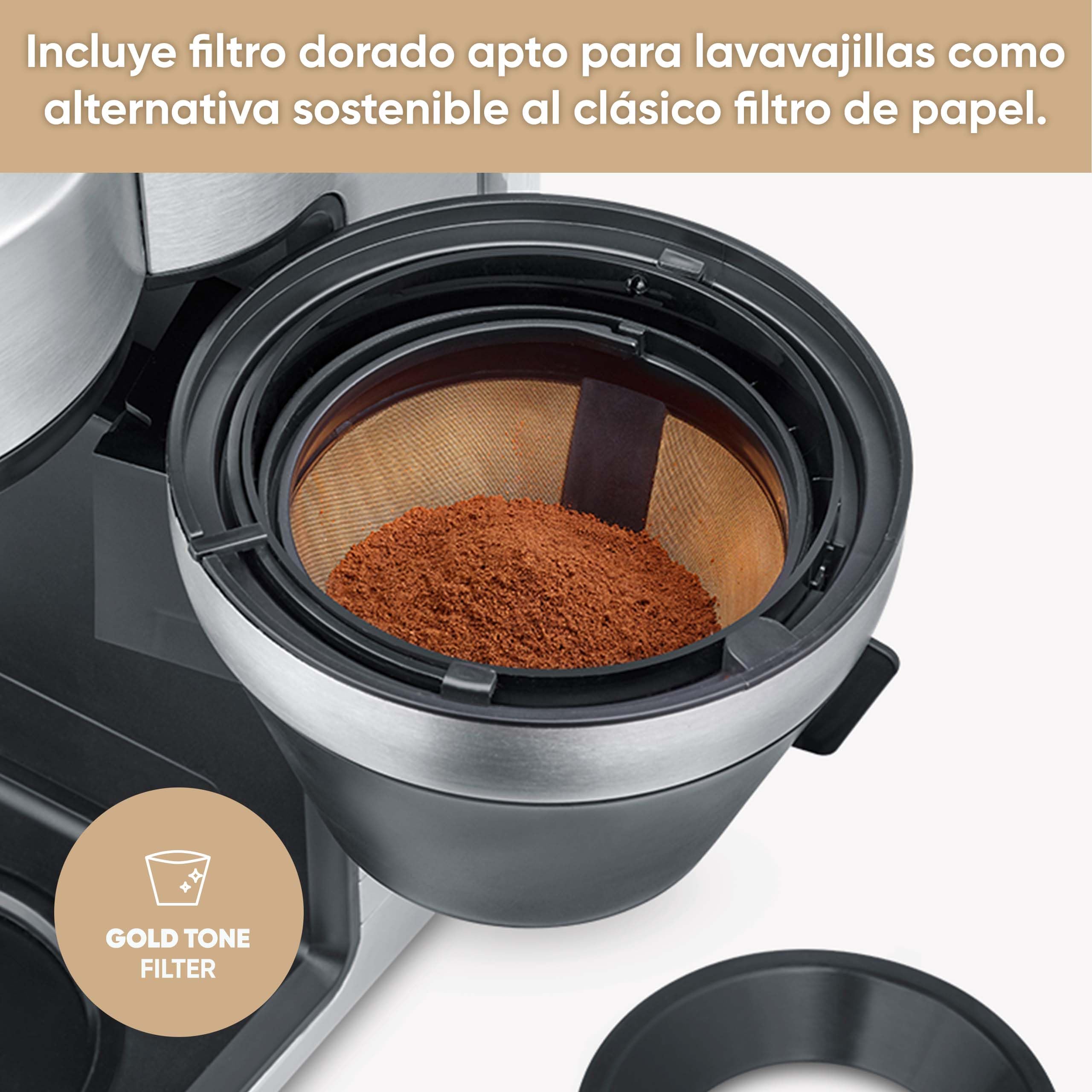 Severin Filka 4853 macchina caffè filtro nero termica
