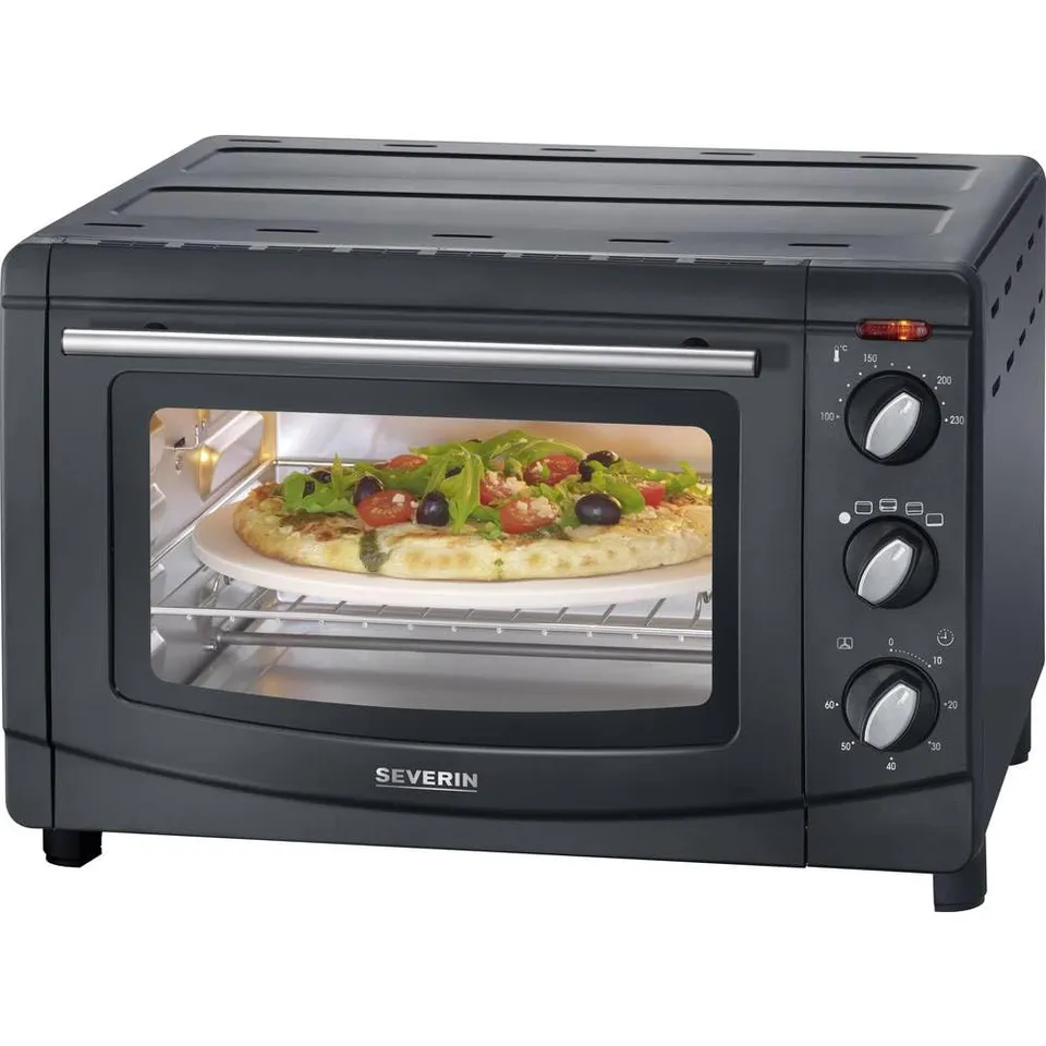 Severin TO 2068 Forno Elettrico 20 L con Pietra Pizza 1500 W