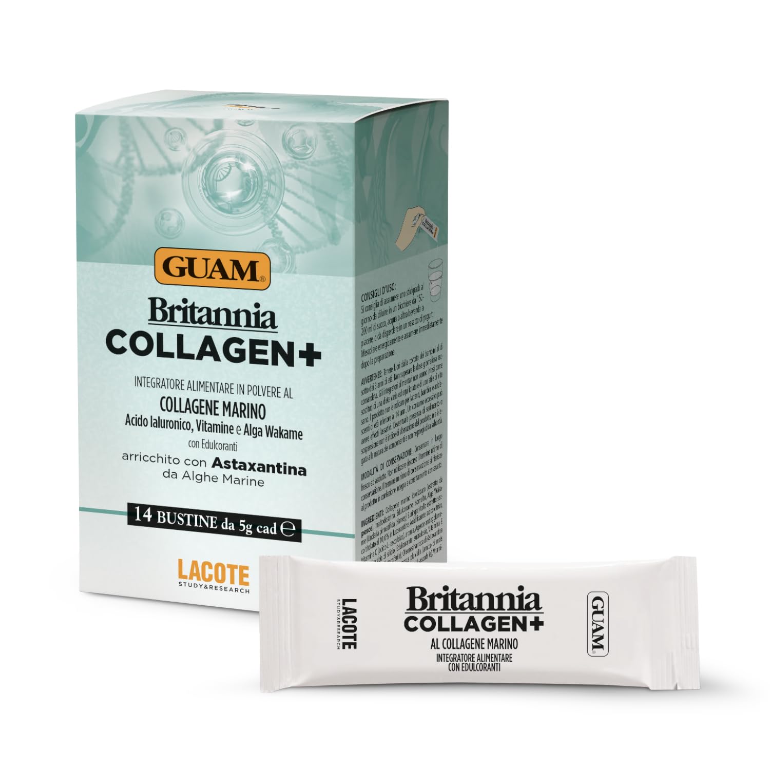 Guam Britannia Collagen+ Integratore 14 Bustine 5 g Marino