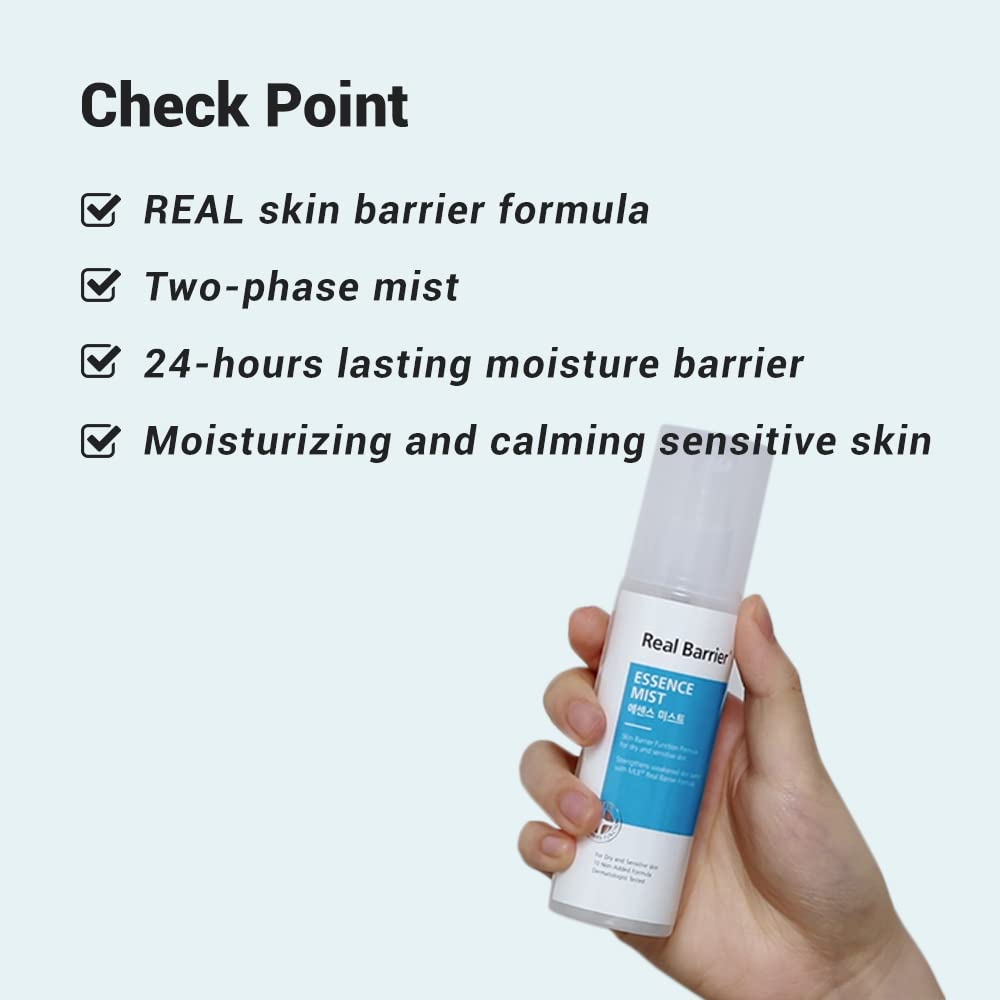 Real Barrier Aqua Soothing Essence Mist Spray Viso 100ml Pantenolo