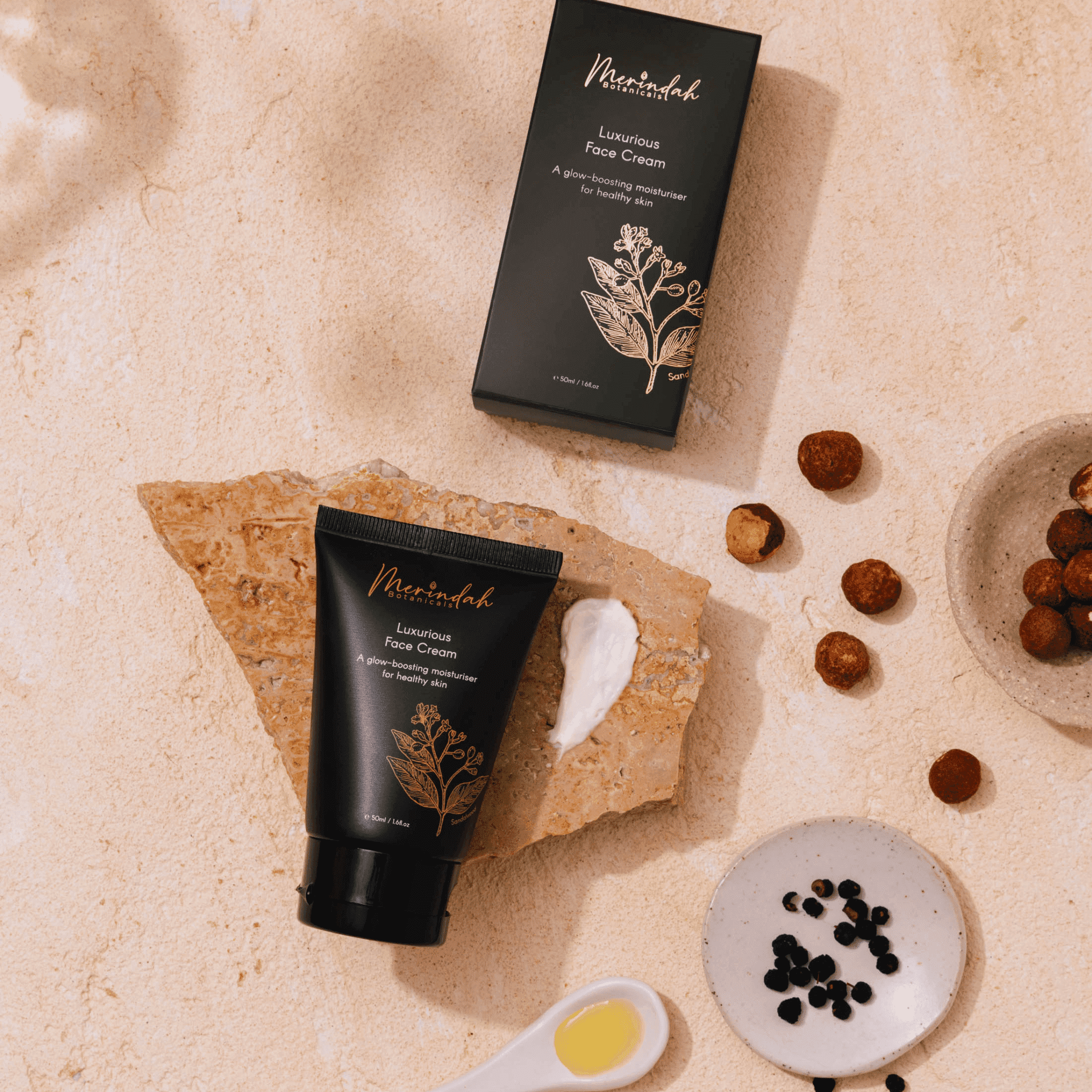 Merindah Face Care Luxurious crema viso idratante leggera vegana