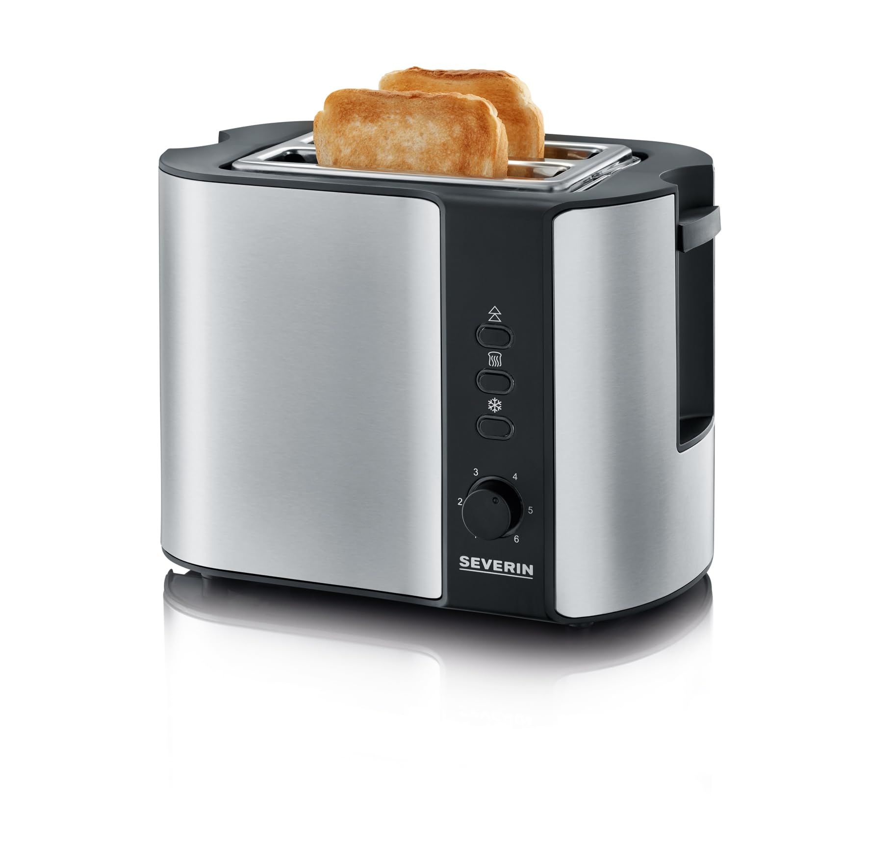 Severin AT 2589 Tostapane 800 W Argento Acciaio Inox